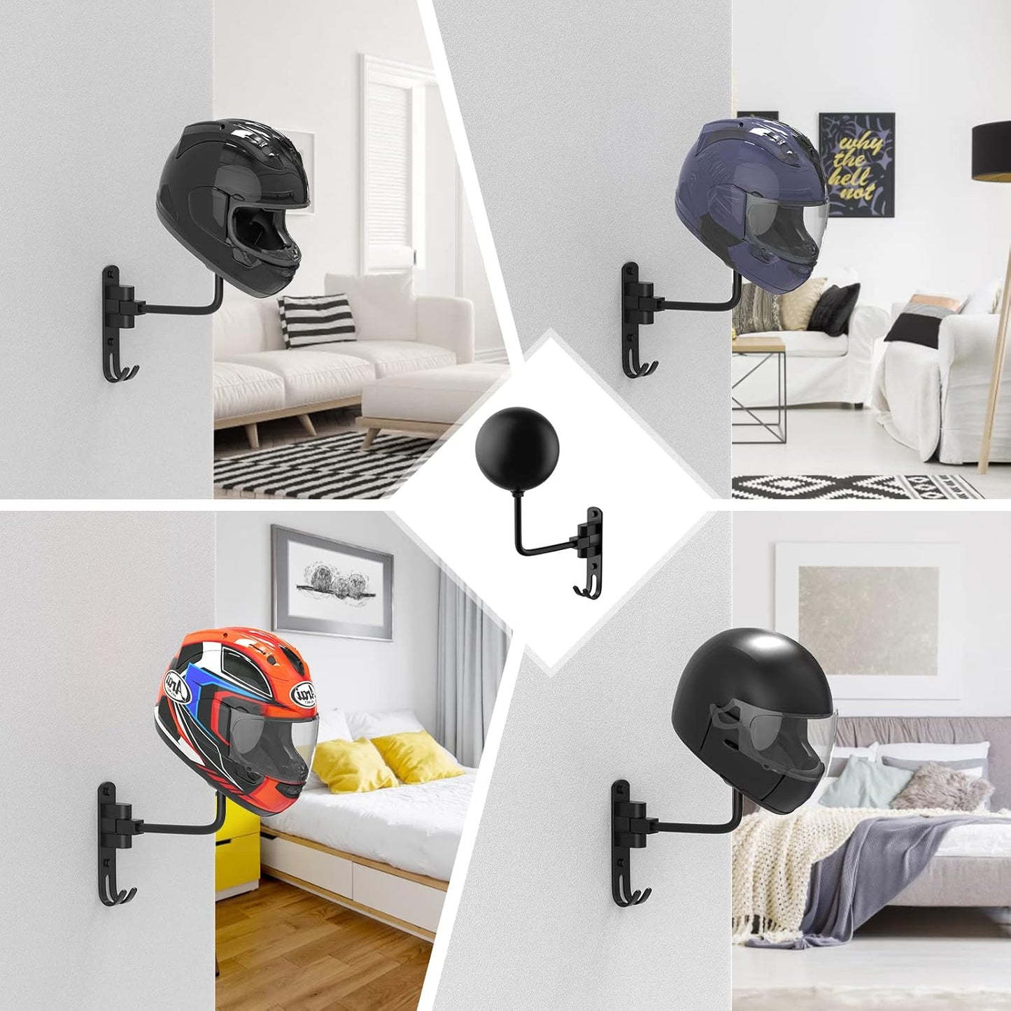 Motorcycle Helmet Rack
