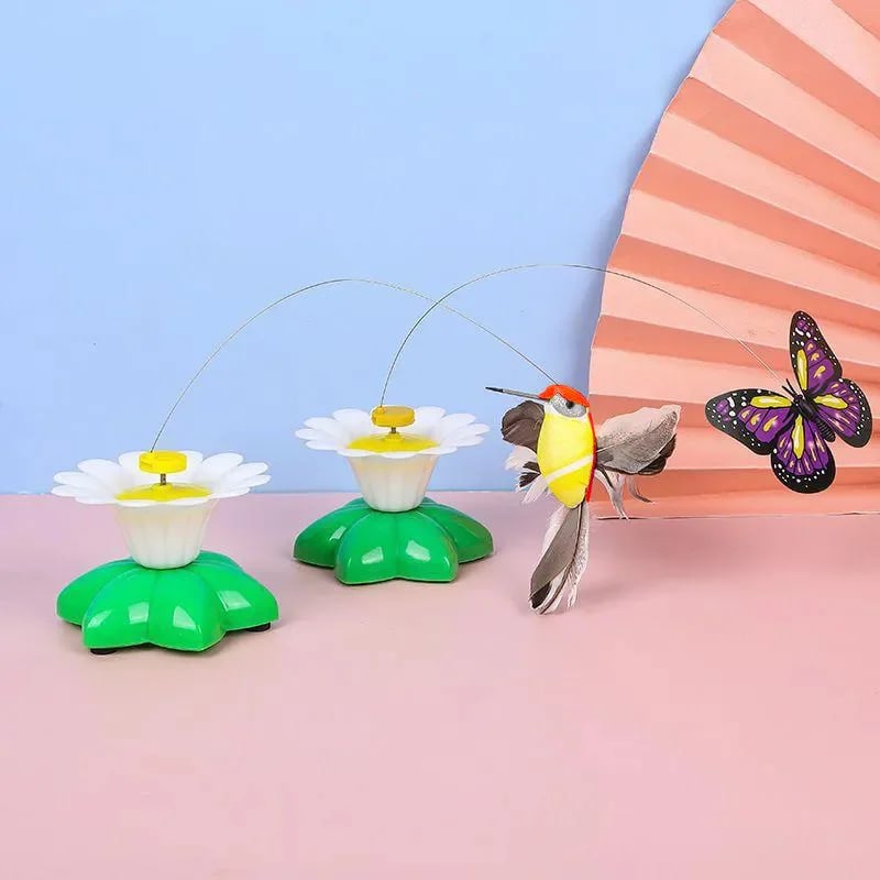 Electric bird teasing cat toy